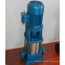 Pompe centrifuge verticale à plusieurs étages entraînée par moteur électrique Gdl